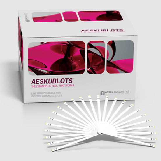 Allergy test kit AESKUBLOTS® AESKU.GROUP for infectious diseases