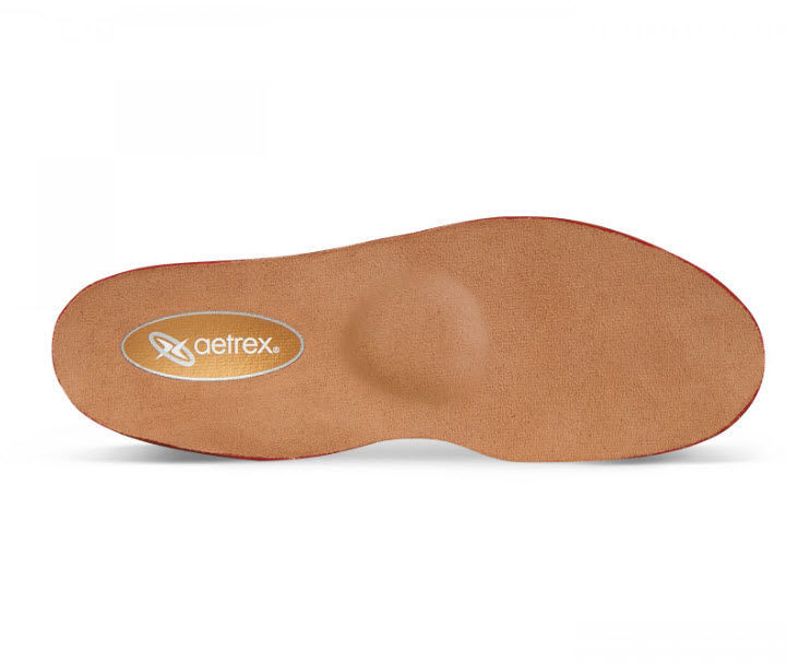 Orthopedic insole with heel pad L605 Aetrex Worldwide with longitudinal arch pad / with