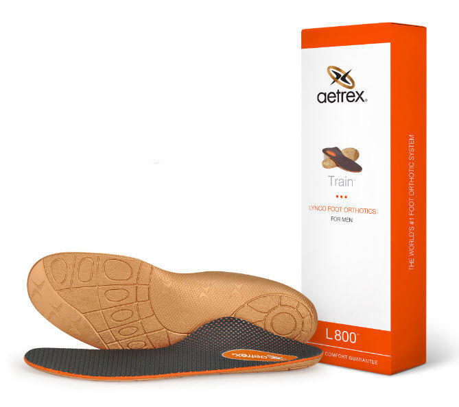 Orthopedic insole with heel pad L800 Aetrex Worldwide with