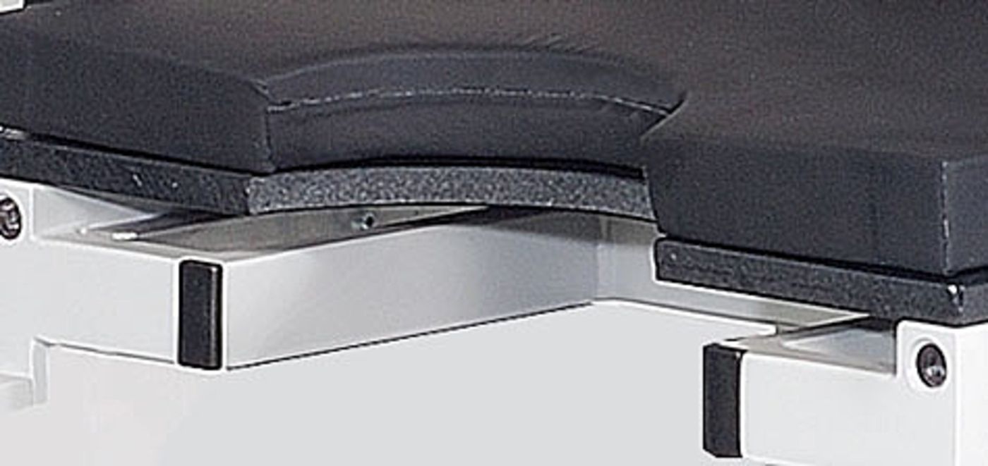 Operating tablemounted radiography cassette holder MPRF AGA