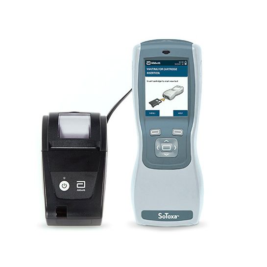 Drug detection POC analyzer SoToxa™ Alere for drugs / saliva
