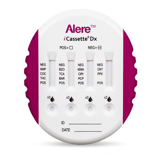 Rapid drug detection test Alere iCASSETTE® Dx Abbott multidrug