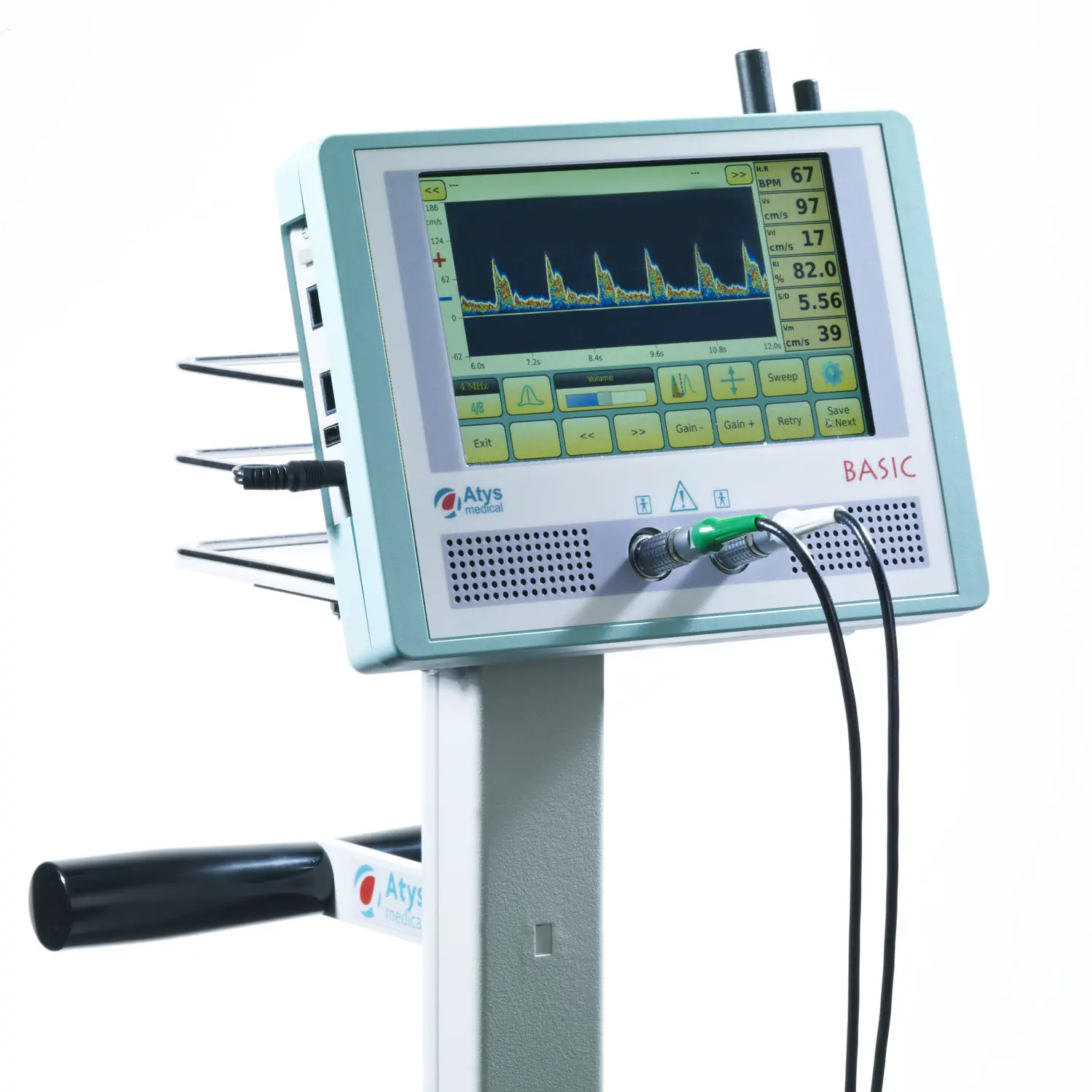 Peripheral doppler - BASIC - ATYS Medical - trolley-mounted / ABI