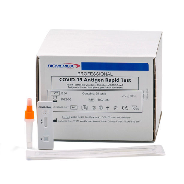 COVID-19 rapid test - 1509A-25i - BIOMERICA - for antigens ...