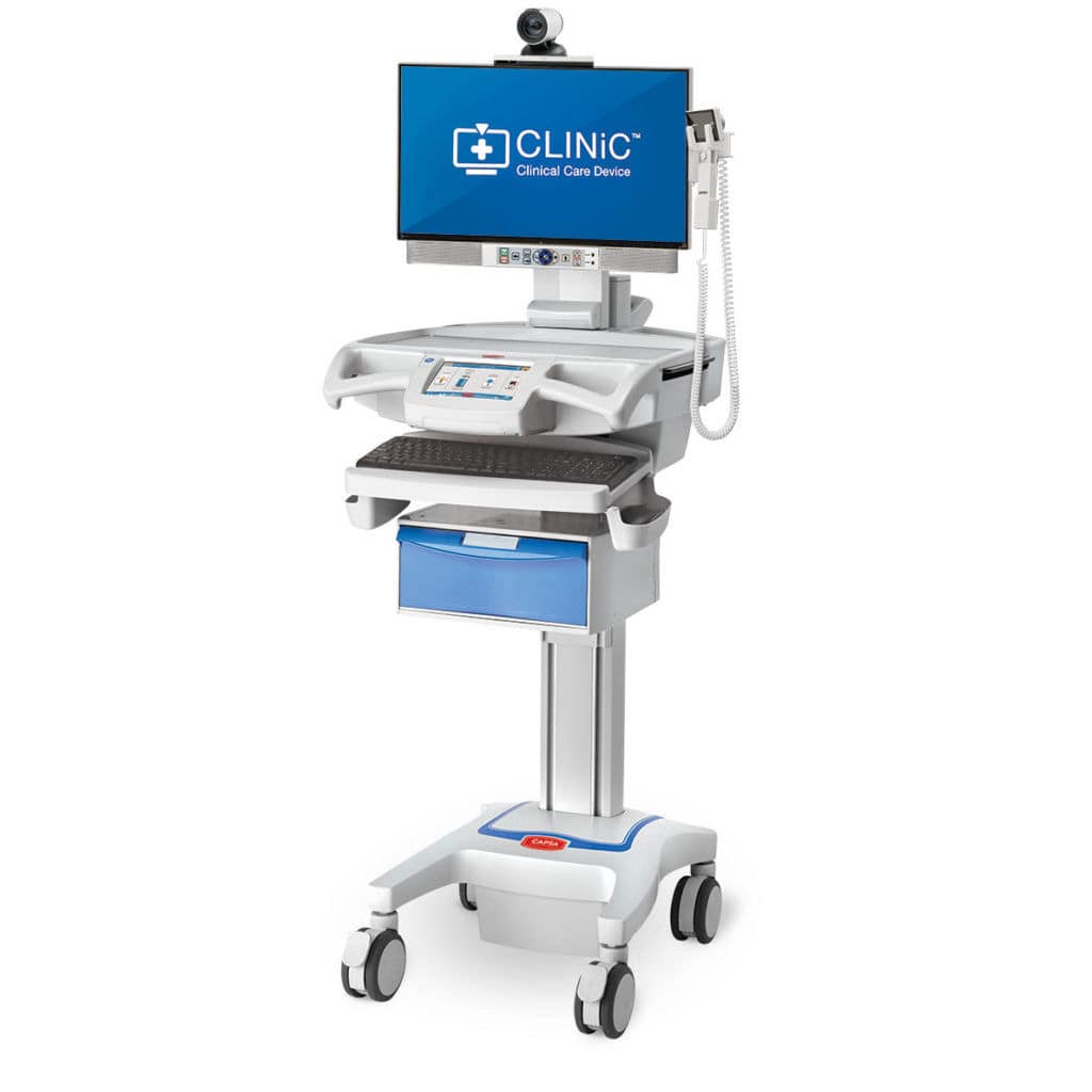 capsa healthcare computer cart