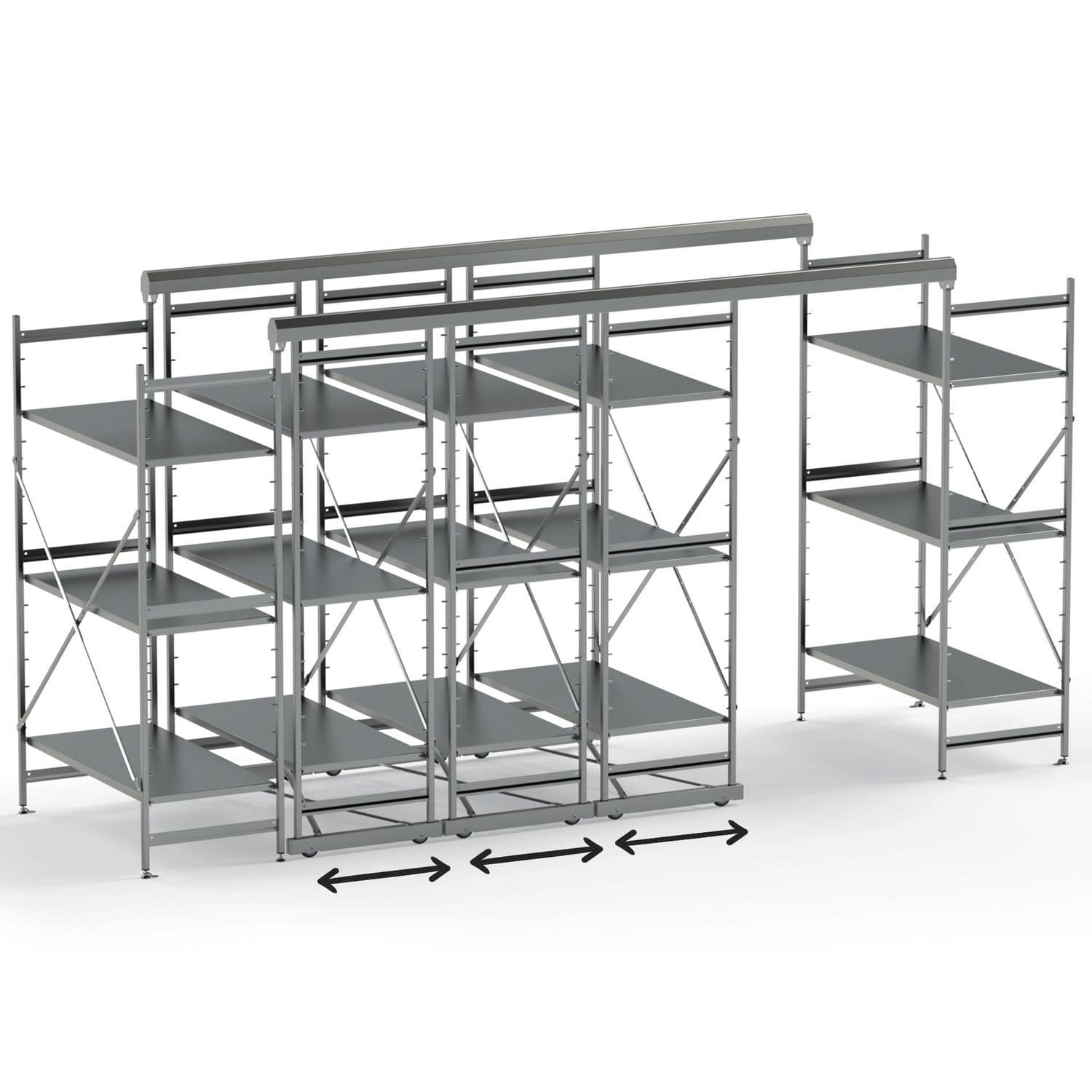 Modular Shelving Unit - Shstell Top-track - Conf Industries - For 