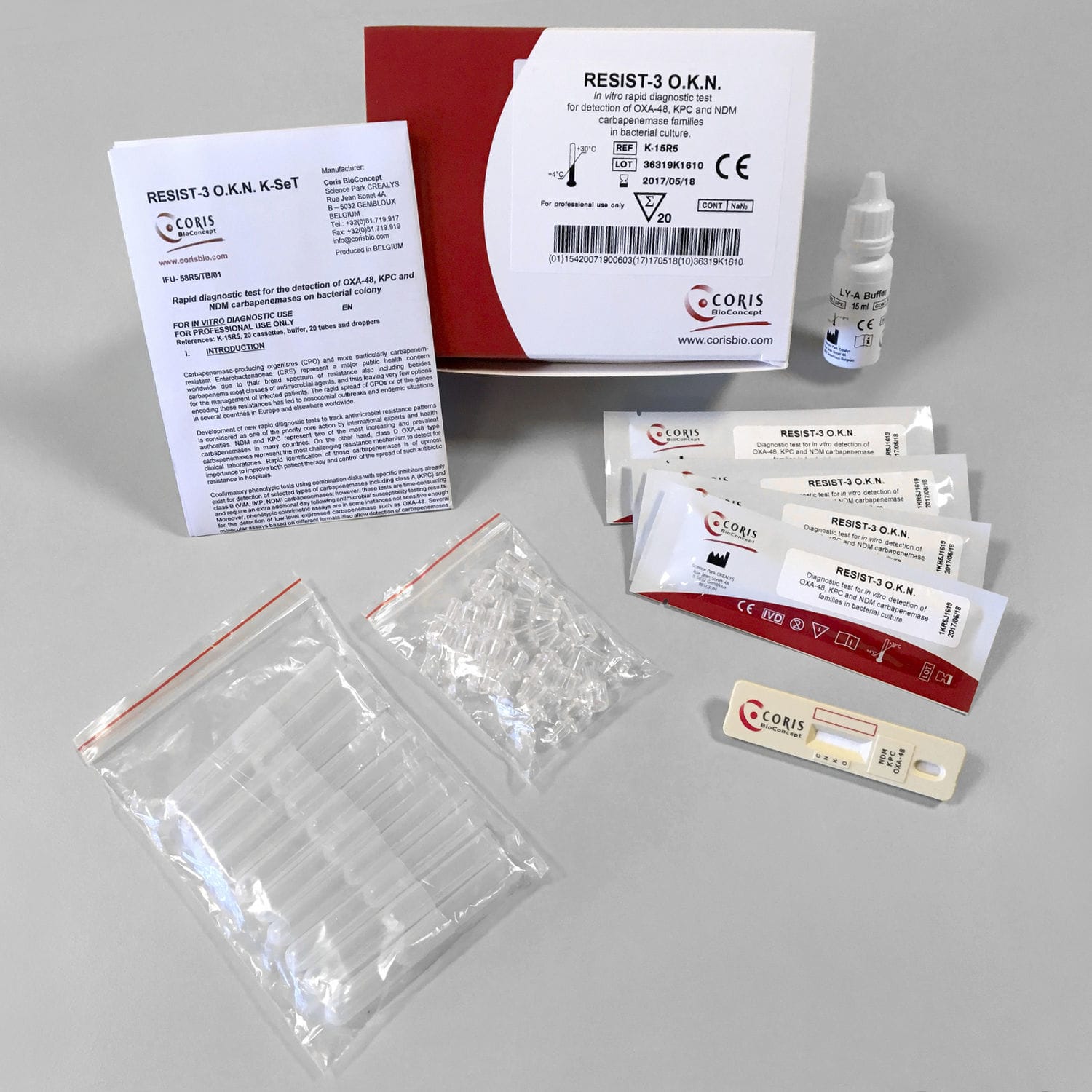 Infectious disease test kit RESIST3 O.K.N. KSeT Coris BioConcept for antigens