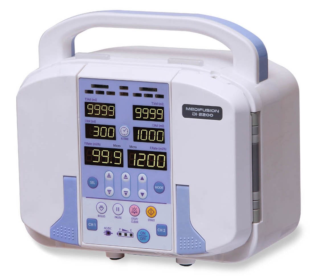 2channel infusion pump DI2200 DAIWHA volumetric / adult