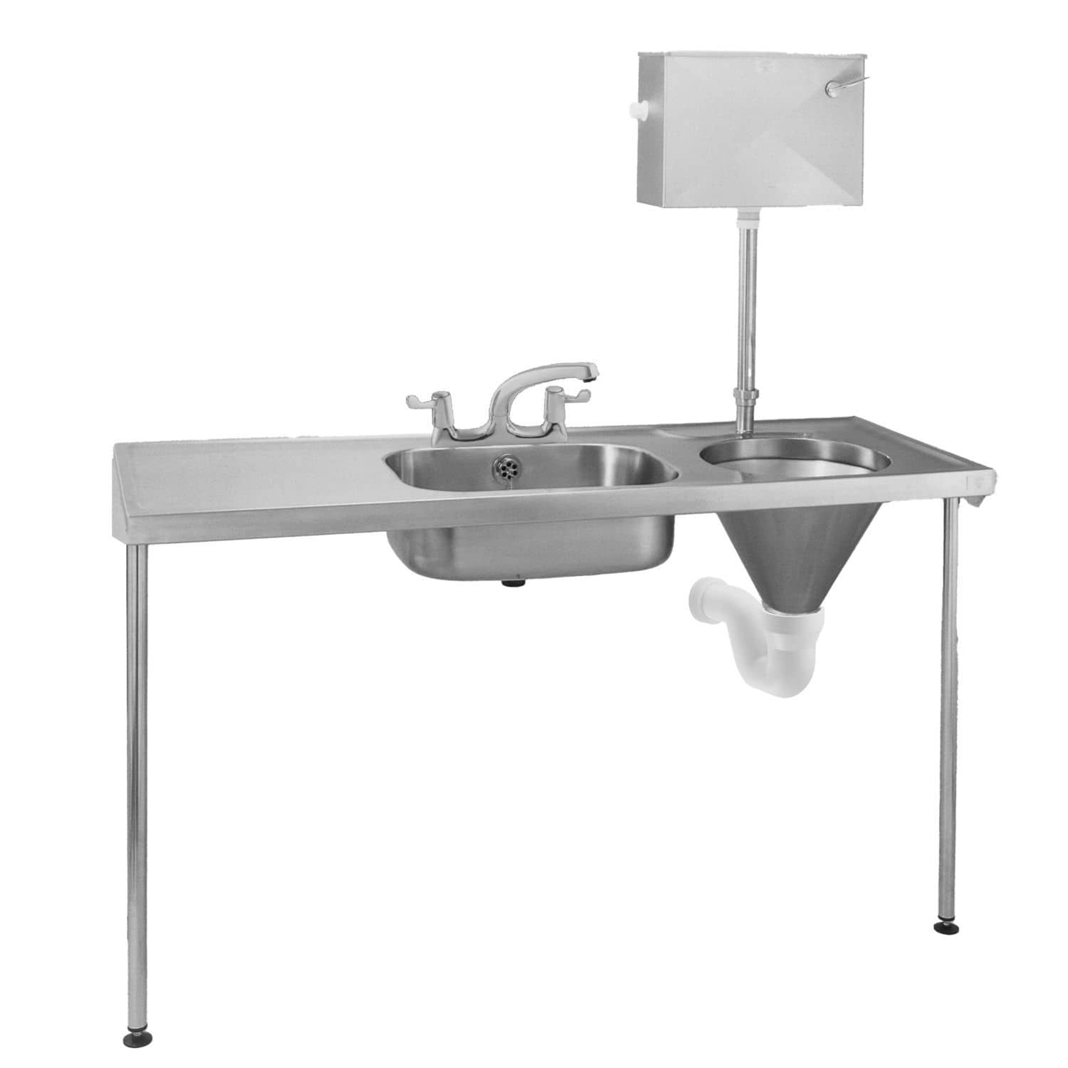 Sluice room sink - Slop Hopper HP40 - DDC Dolphin - for healthcare ...