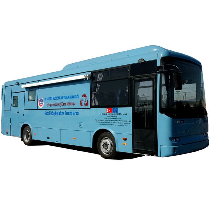Audiology mobile health vehicle - EMS Mobil Sistemler - bus