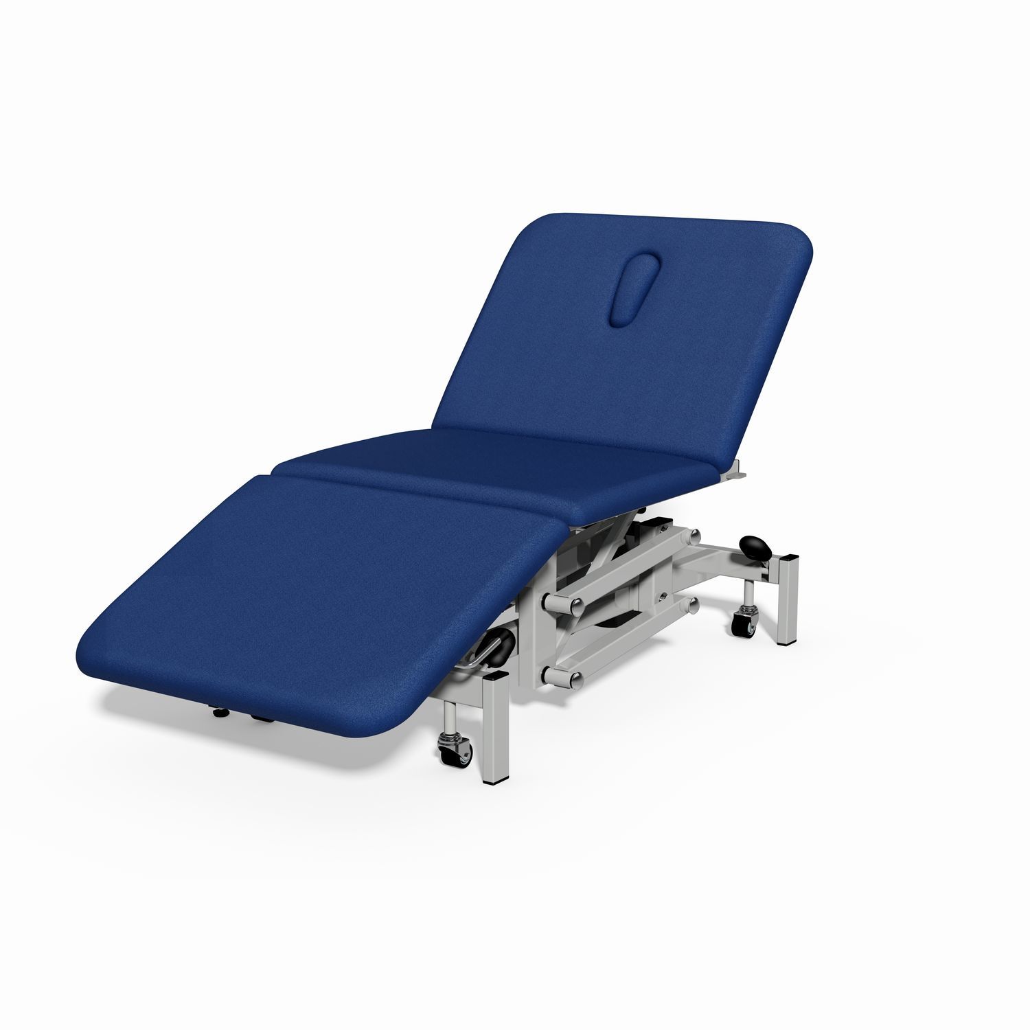 Electric massage table COU011 EMS Physio on casters / 3section
