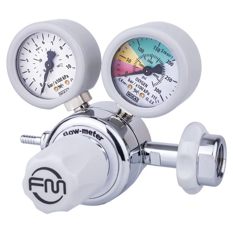 Medical gas pressure regulator FM FlowMeter laboratory / medical / singlestage