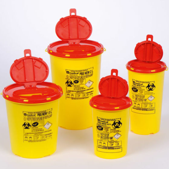 Needle container Septoeco PBS Francehopital for biohazards