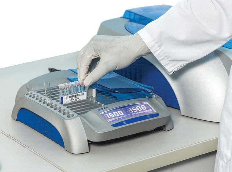 Benchtop laboratory incubator DG Therm, DG spin Grifols automated