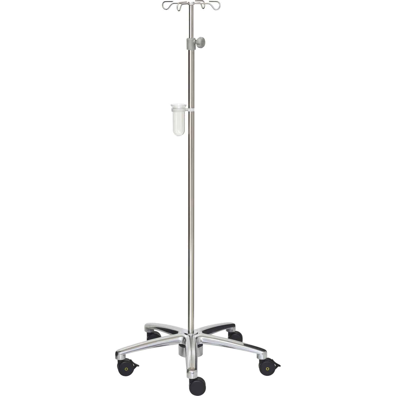 IV pole on casters 22306 Inmoclinc 4hook / stainless steel
