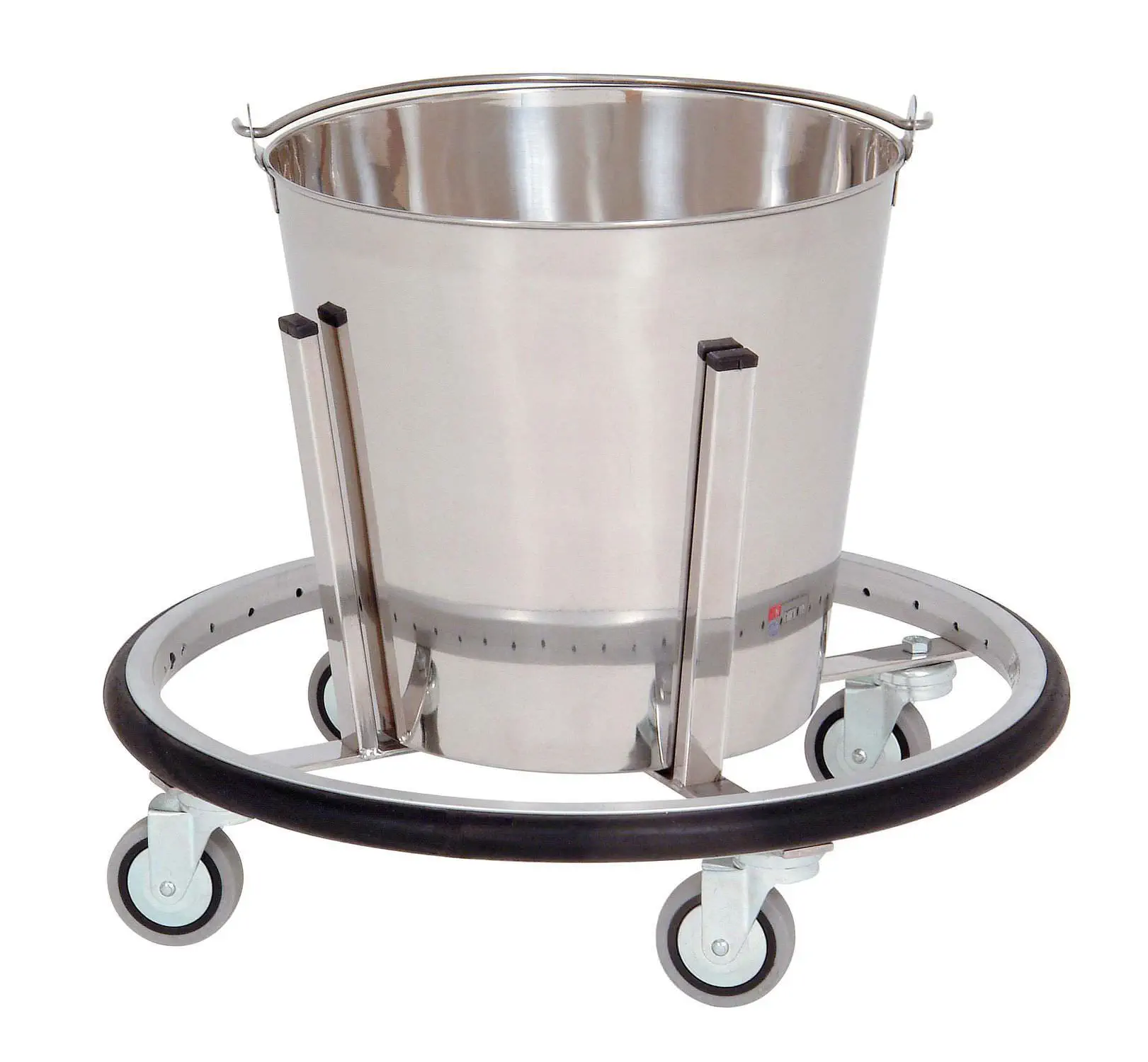 Stainless Steel Kick Bucket with Removable 12 Quart Basin MCM540