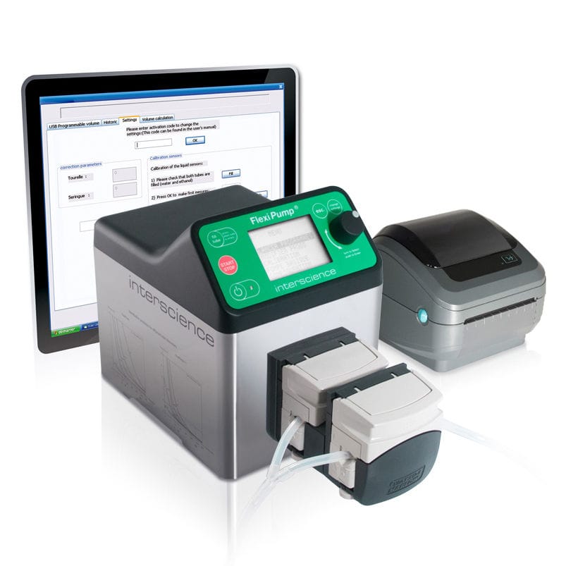 Manual media dispenser FlexiPump® Pro INTERSCIENCE laboratory