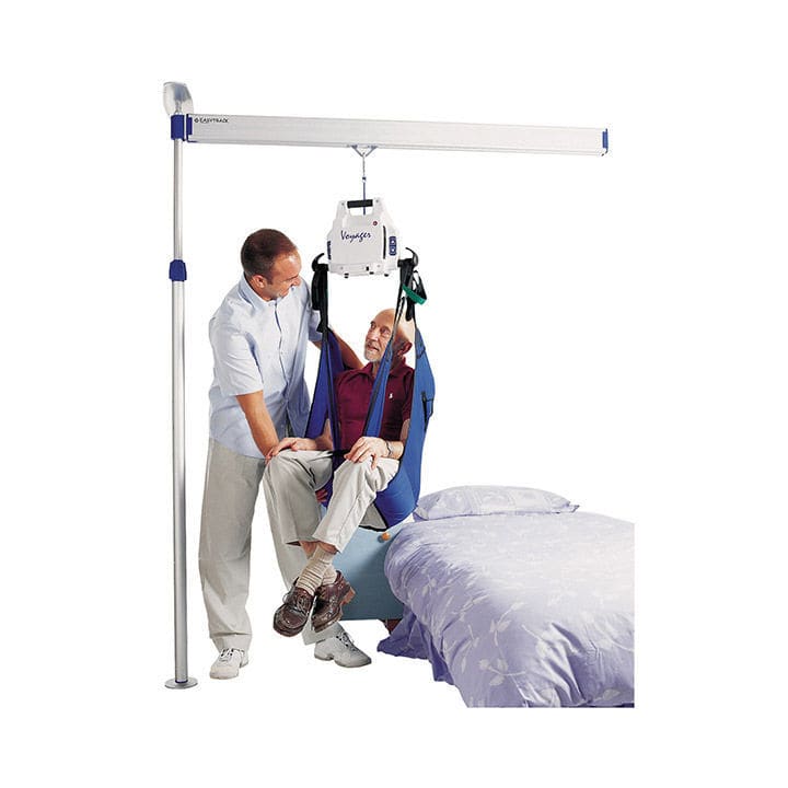 Electric patient lift Easytrack Joerns Healthcare railmounted / portable / transportable