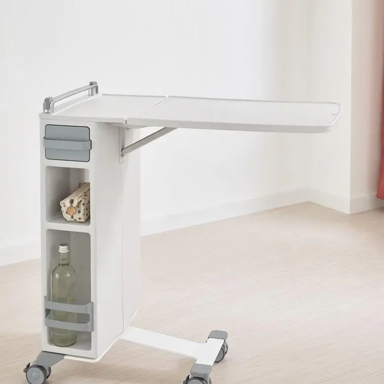 Overbed table with storage sales