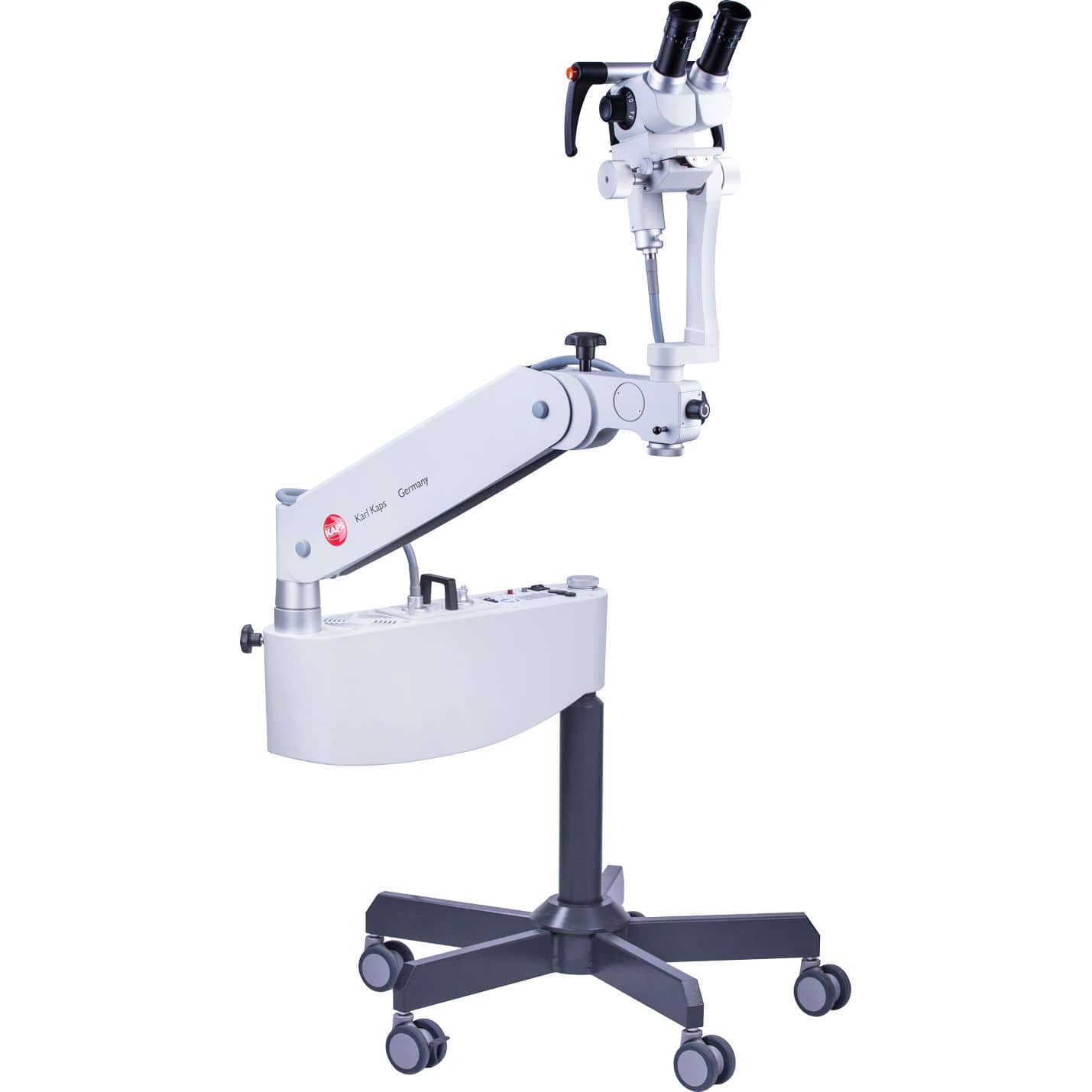 Binocular colposcope - SOM® 52 - Karl Kaps - trolley-mounted