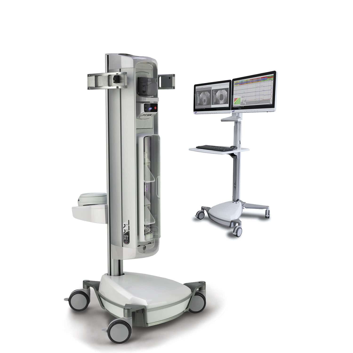 Computerbased urodynamic system Aquarius® XT Laborie on casters