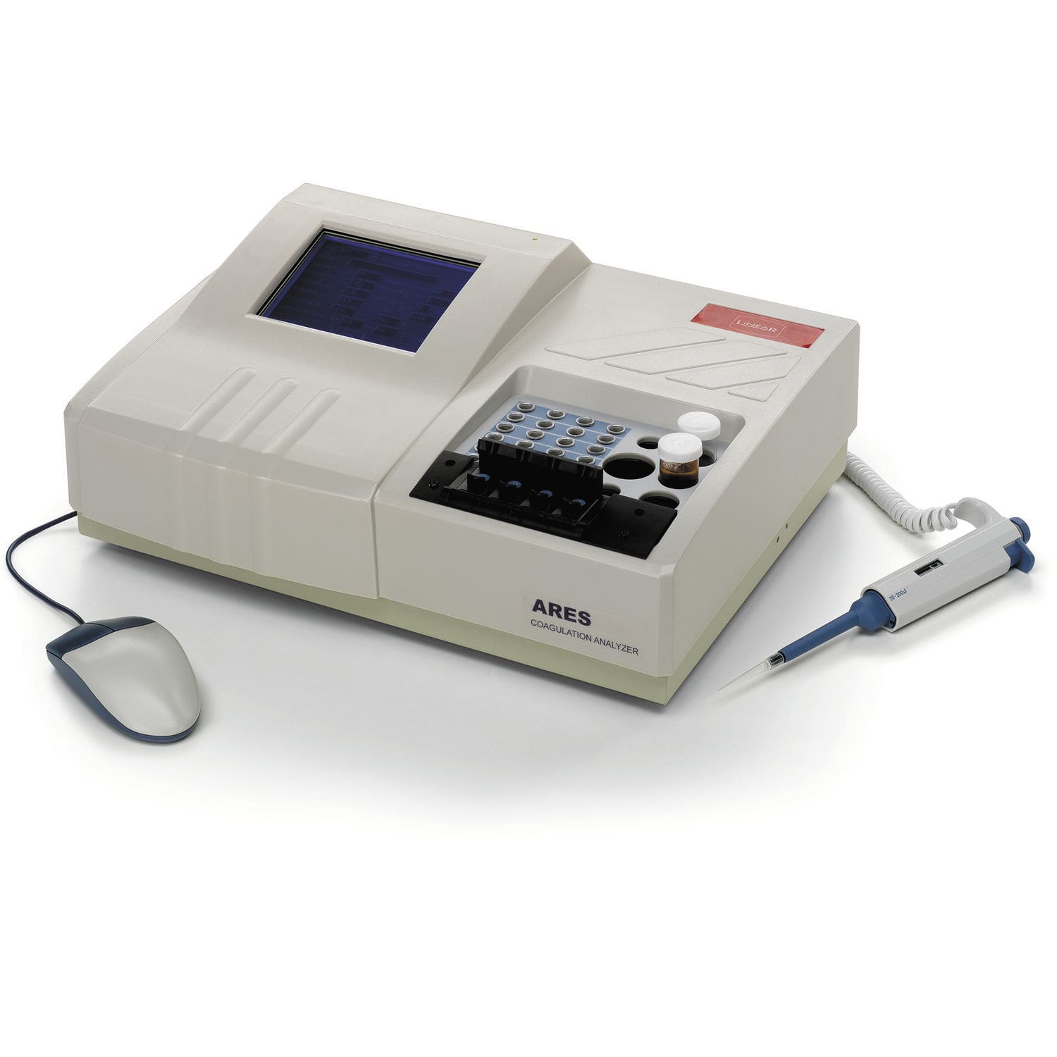 Ptt Machine Semi-automatic coagulation analyzer - ARES - LINEAR CHEMICALS - 4 ...