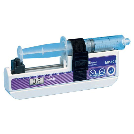 1channel syringe pump MP 101+ Micrel Medical Devices