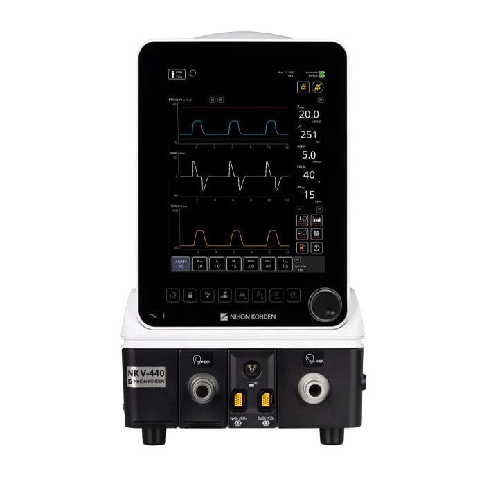 Resuscitation ventilator - NKV-440 - Nihon Kohden Europe - pneumatic ...