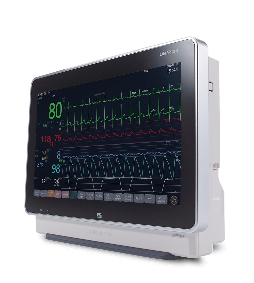 Portable patient monitor - Life Scope G5 - Nihon Kohden Europe