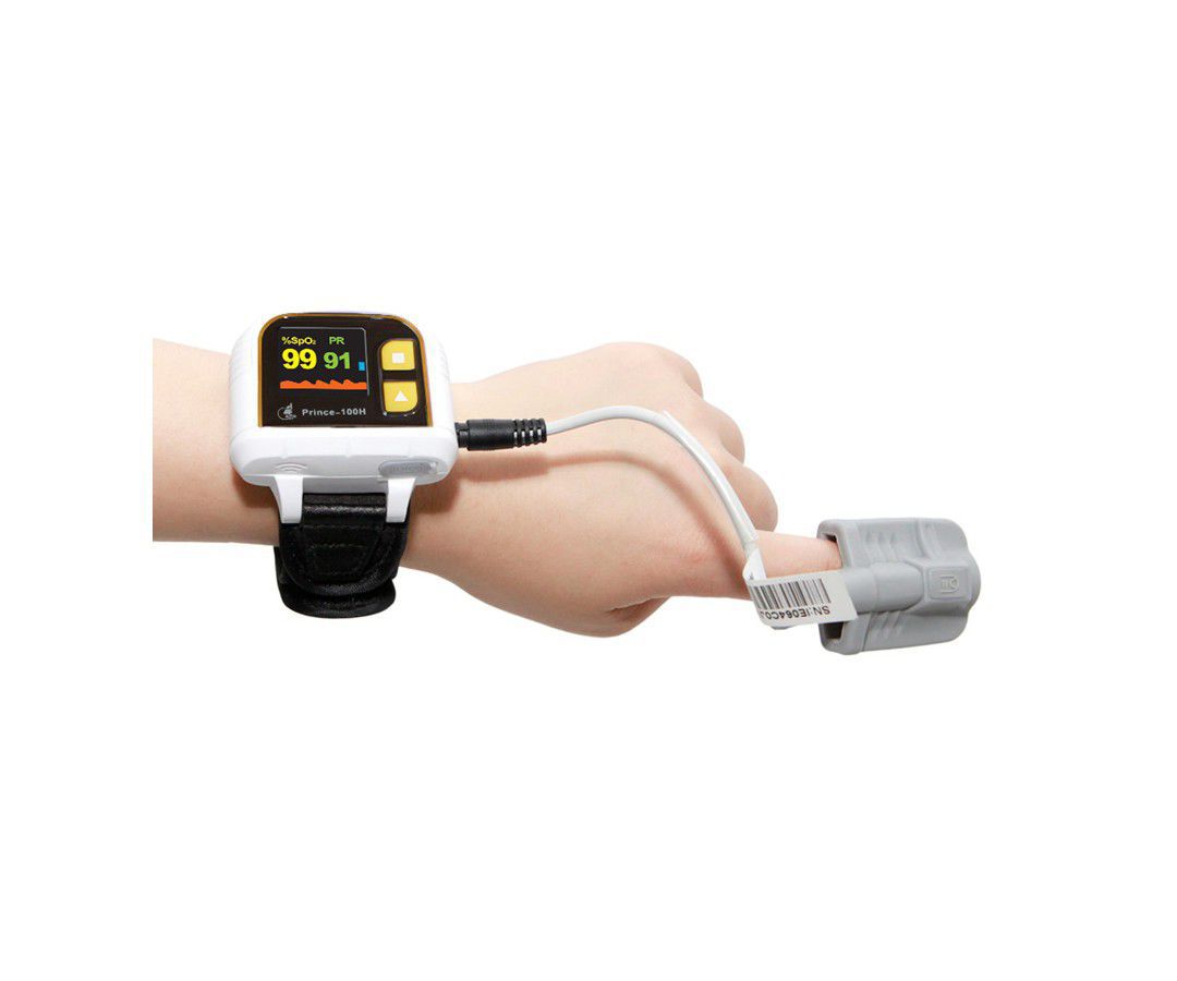 Wrist pulse oximeter Prince100H Heal Force with separate sensor