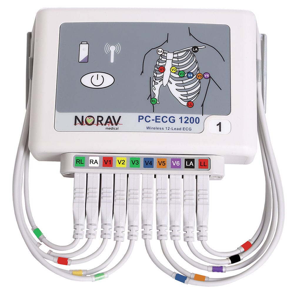 Stress test electrocardiograph 1200W NORAV Medical 12channel