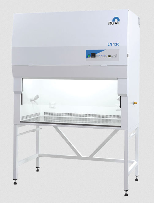 Decontamination fume hood LN series Nüve laboratory / biological / floorstanding