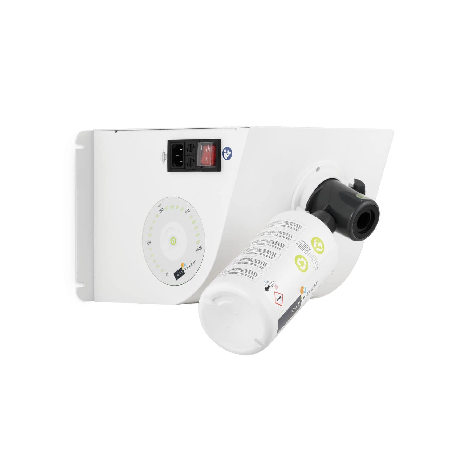 Drymist disinfection system Nocospray mural OXY'PHARM wall