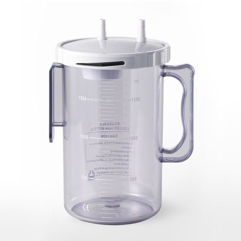 Body fluids suction jar pacific hospital supply polycarbonate