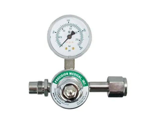 Oxygen pressure regulator Heliox Precision Medical helium