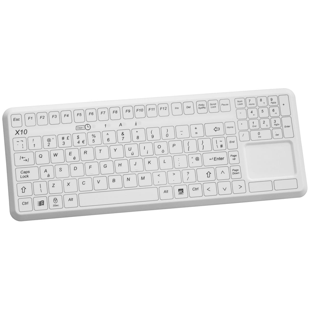 Medical keyboard with touchpad - X10-MED-OEM - EVO BOARDS ...