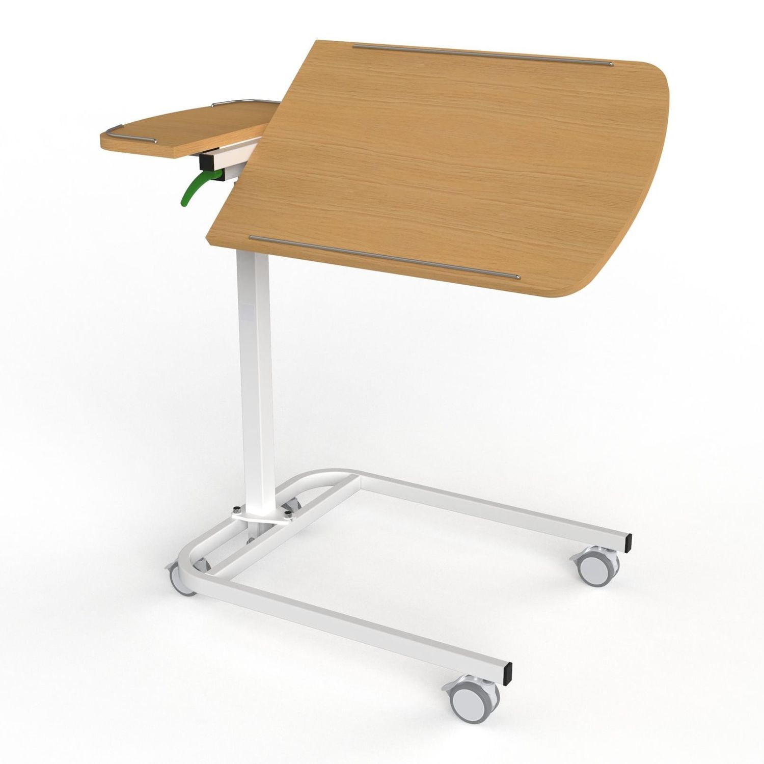 Heightadjustable overbed table S205A PROMA REHA on casters