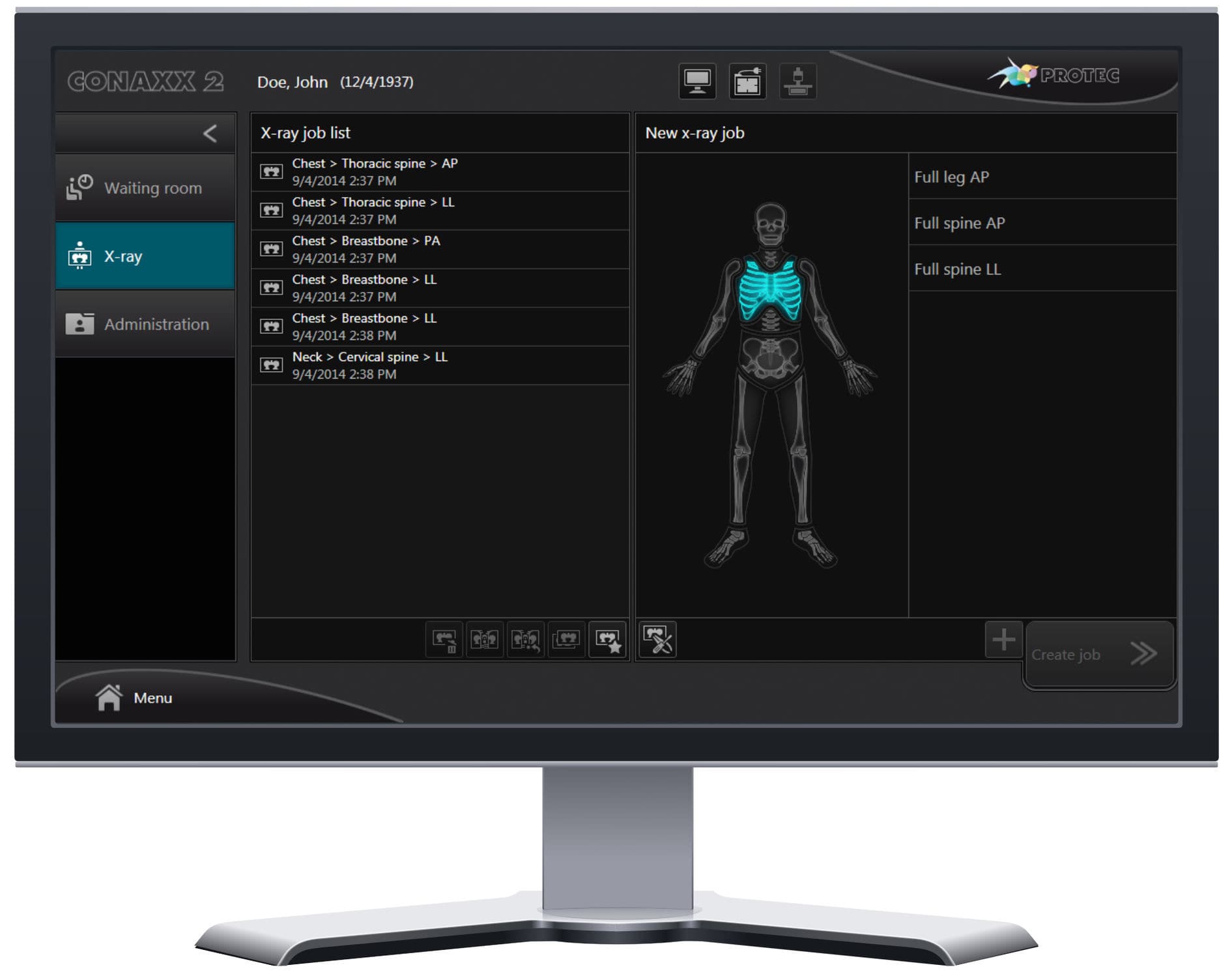Medical imaging software CONAXX 2 PROTEC diagnostic / acquisition