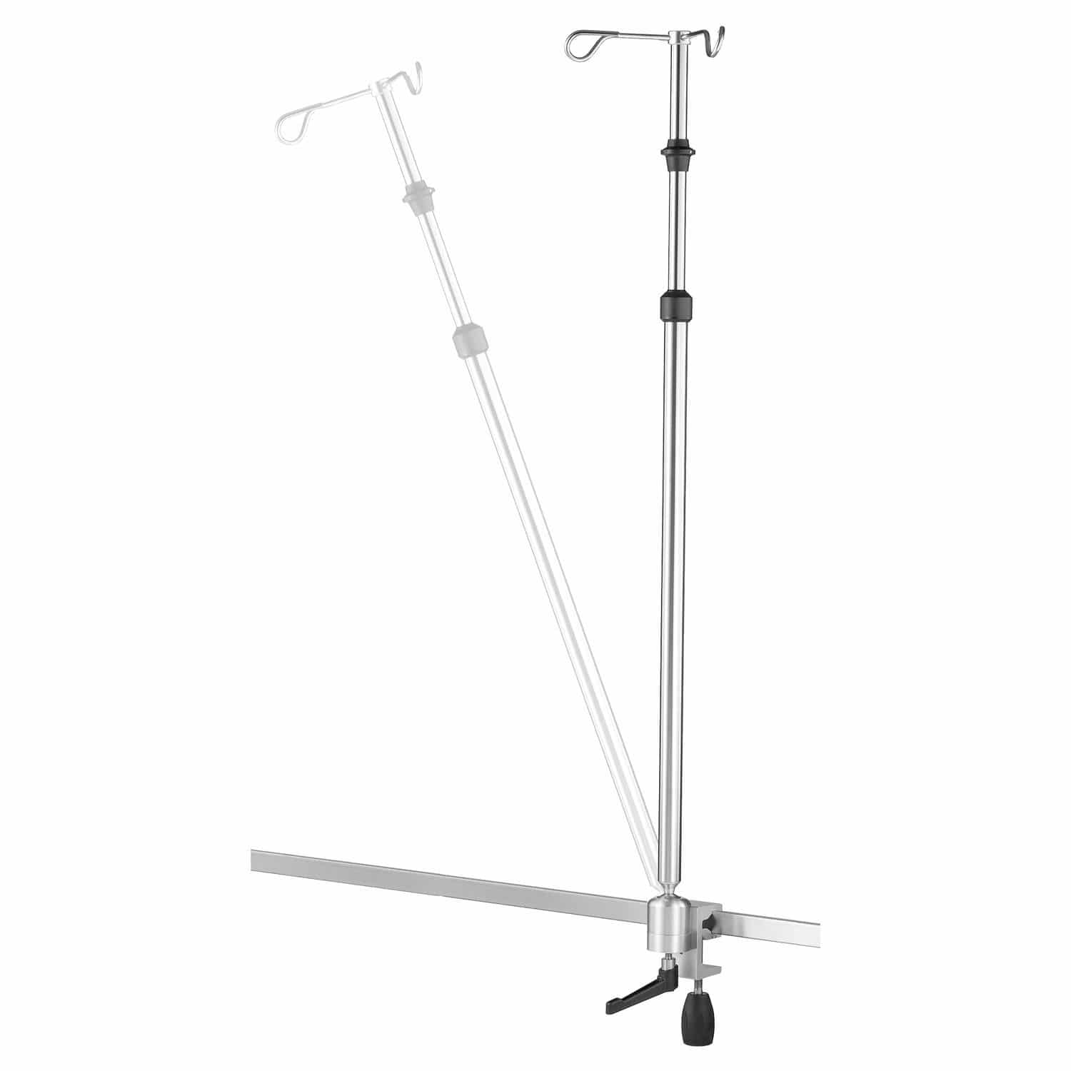 Wallmounted IV pole I1000232 provita medical railmounted / 2