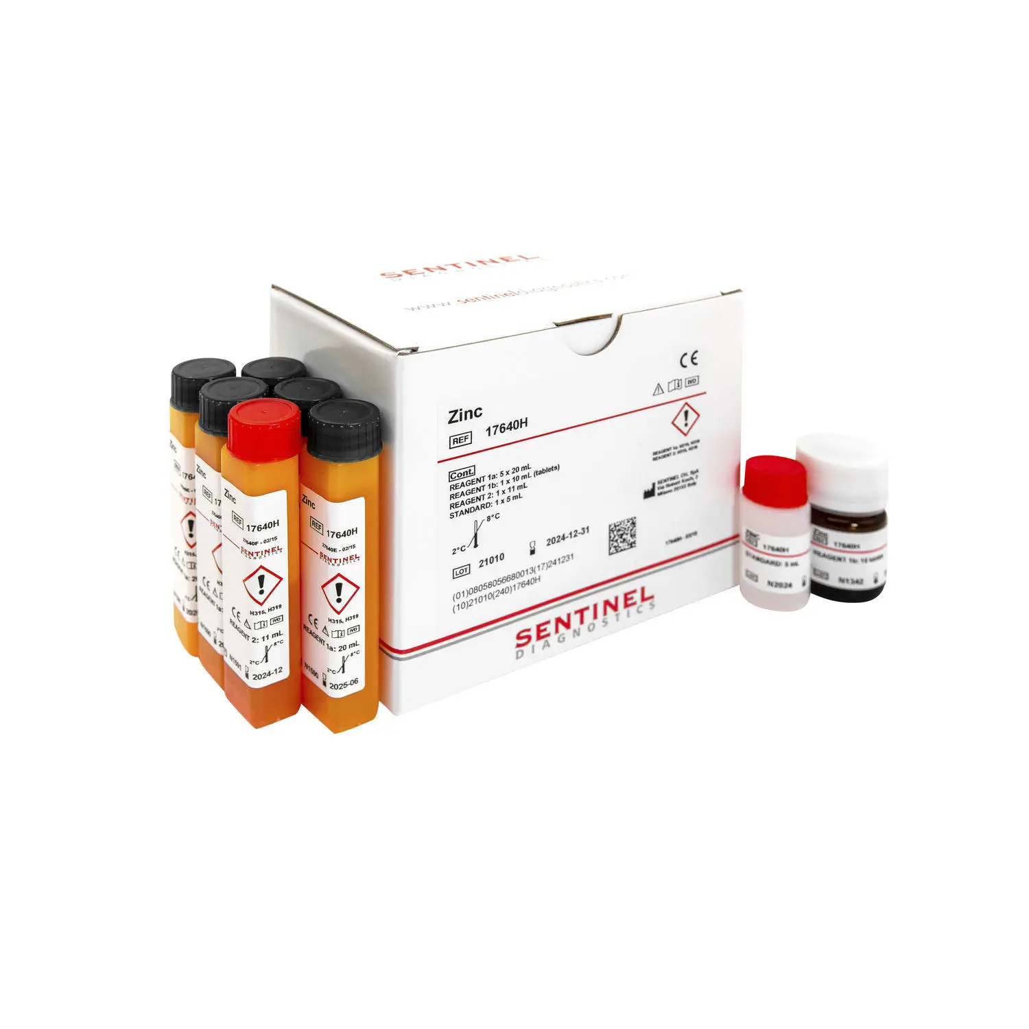 Zinc reagent kit - 17640H - SENTINEL DIAGNOSTICS - serum Zinc reagent kit - 17640H - SENTINEL DIAGNOSTICS - serum