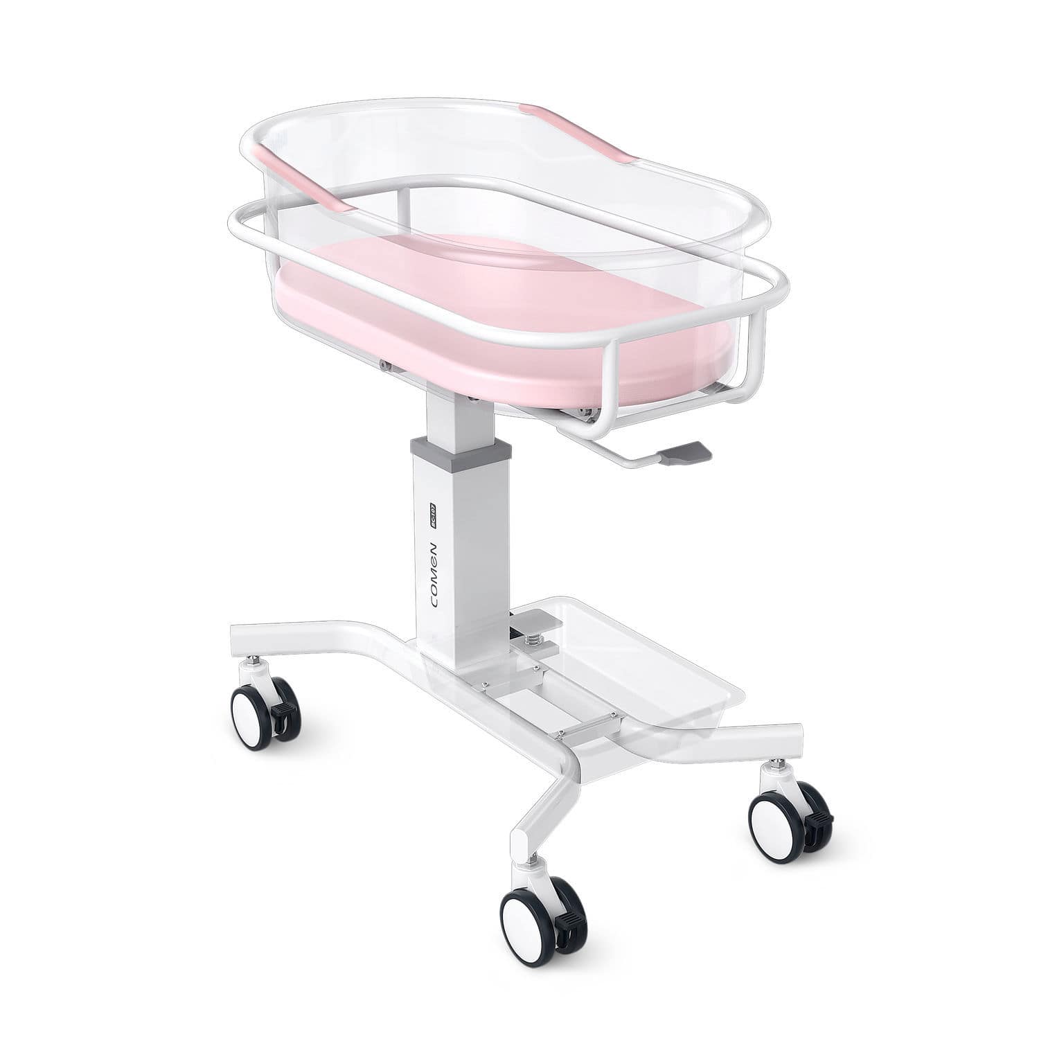 Hospital bassinet clearance cart