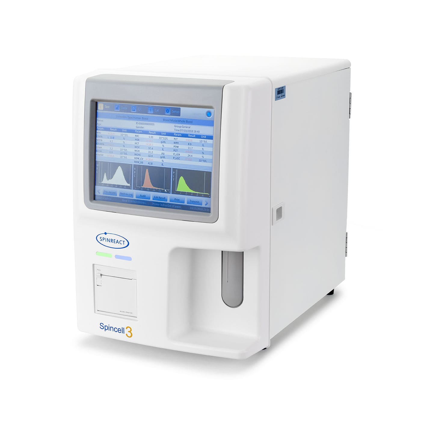 Automatic hematology analyzer Spincell 3 Spinreact benchtop / 21parameter / 3part