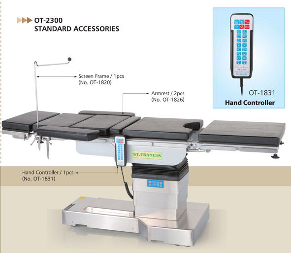 Universal operating table - OT-2300 - St. Francis Medical Equipment -  neurosurgery / ophthalmology / gynecology