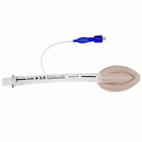 Human laryngeal mask 421000 SUMI silicone / reusable / transparent