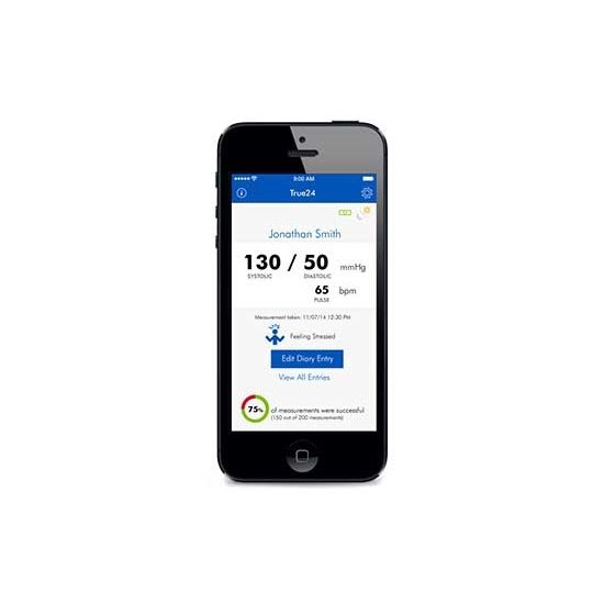 Blood pressure monitor iOS application True24 SunTech Medical