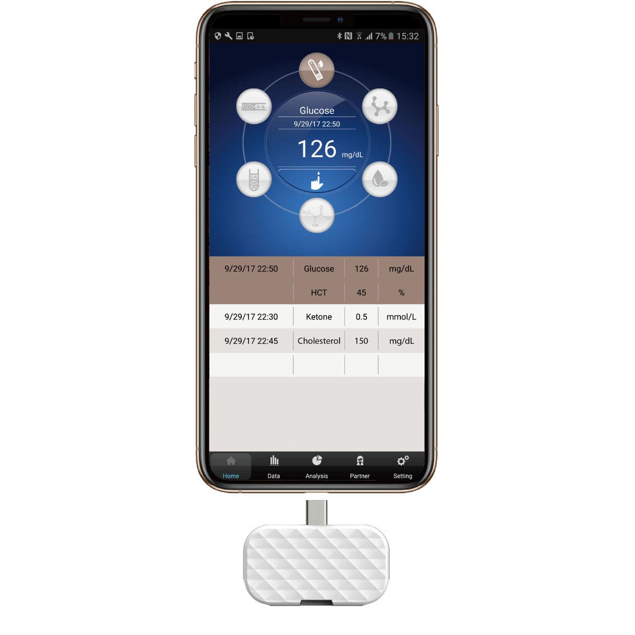 Smartphonebased blood glucose meter TD4143 TaiDoc Technology
