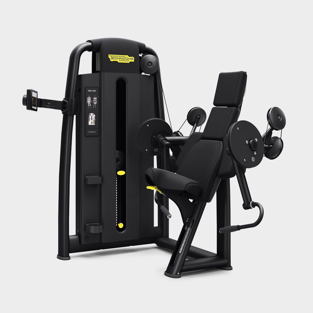 Arm curl gym station Selection Arm Curl TECHNOGYM