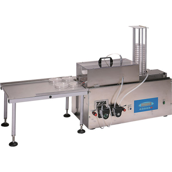 Automated media dispenser MiniPetri Teknolabo A.S.S.I. laboratory / Petri dish / for