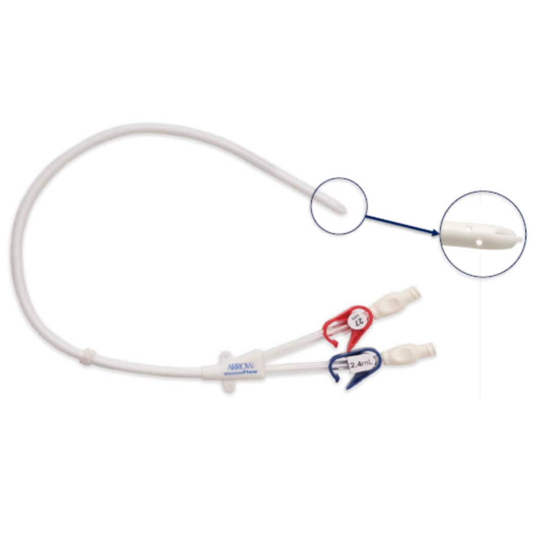 Hemodialysis catheter - Arrow-Clark™ VectorFlow® - Truphatek ...