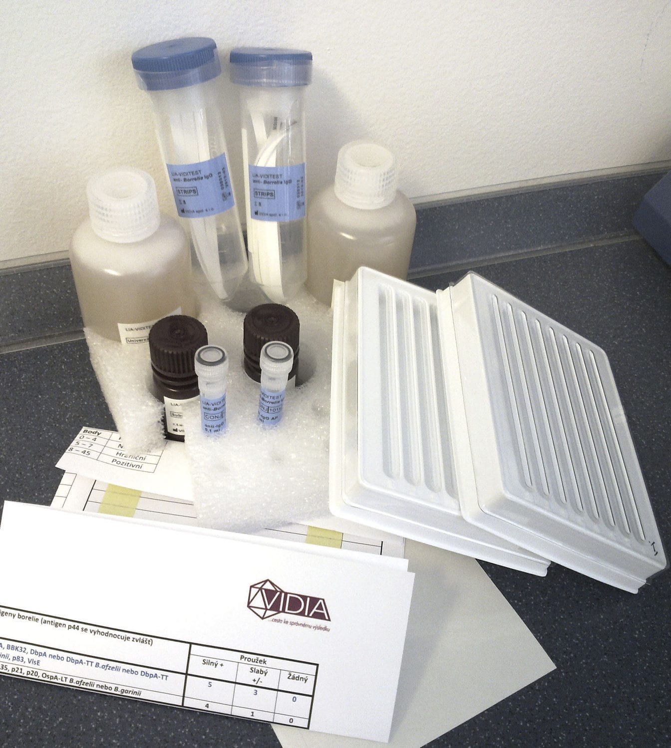 Infectious disease test kit from VIDIA s.r.o